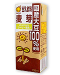 マルサン 国産大豆100%使用 豆乳飲料 麦芽